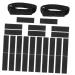 FRCOLOR 1 Set Women's Boots Anti Drop Strap Elastic Boot Straps Knee High Boots Fixed Strap for High Boots Anti-Slip Elastic Straps for Fixing Tape Non-Slip Stickers Polyester Long Barrel