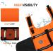 Vivaglory Ripstop Dog Rescue Vest for Small & Medium Dogs | Enhanced Buoyancy & Visibility | Neon Orange | Chest 43-53cm - Buy Online on GoSupps.com