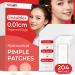 Sosky Pimple Patches for Face 0.01 Invisible+ Hydrocolloid Acne Patches Zit Sticker for Face and Skin Pimple Patches for Covering Zits Blemishes with Salicylic Acid 2 Sizes 204 Count