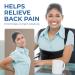 Full Back Brace for Men and Women - Adjustable Upper and Lower Back Support - Posture Corrector with Back Straightener - Size L (30-40 Waist) - Black - Buy Online on GoSupps.com