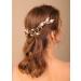 Deniferymakeup Wedding Leaves Hair Vines with Pearl Wedding Bridal Headpieces Headbands Wedding Hair Accessory for Bride and Bridesmaid (Style 1) - Buy Online on GoSupps.com