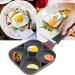Oikabio Pancake Pan Eggs Pancake Frying Pan Non-Stick Fried Egg Burger Pan 4 Holes Crepe Pan for Breakfast Eggs Kitchen Utensils - Buy Online on GoSupps.com