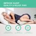Premium Memory Foam Knee Pillow for Side Sleepers - Sciatica Pain Relief - Leg Pillow for Sleeping - Buy Online on GoSupps.com