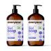 Everyone 3-in-1 Soap, Body Wash, Bubble Bath, Shampoo, 32 Ounce (Pack of 2), Lavender and Aloe, Coconut Cleanser with Organic Plant Extracts and Pure Essential Oils