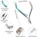 Nail Cuticle Nipper Rainbow Clipper Scissor Dead Skin Remover Manicure Nail Art Tool 1set - Buy Online on GoSupps.com
