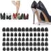 High Heel Replacement Tips - 60Pcs/30 Pairs in 5 Sizes | TPU Material for Shoe Repair | Lower Noise, More Comfortable | Black - Buy Online on GoSupps.com
