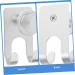 Buy Cabilock 6-Piece Self-Adhesive Wall Hooks - Durable Aluminum Organizer for Shower & Bathroom Storage - Buy Online on GoSupps.com