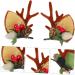FRCOLOR 2 Pairs Christmas Hair Clips Xmas Kids Hair Accessories Xmas Stocking Stuffers Holiday Hair Accessories Girls Hair Clips Xmas Antler Hair Barrettes Child Pine Cones Elk Iron - Buy Online on GoSupps.com