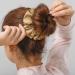 8 pieces women's scrunchie large silk scrunchies hair band is the best choice for ponytails and updos - Buy Online on GoSupps.com
