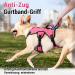 Rabbitgoo Break-Proof Dog Harness for Medium Dogs - Adjustable Breathable Padded Vest with Handle - Anti-Pull Safety Pink (1 Pack) - Buy Online on GoSupps.com