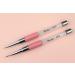 striping nail art brushes Nail Art Brushes 2 pcs Detail Nail Brushes Nail Art Liner Brushes Nail Art Design Painting Brush for DIY & Professional Use Detailer Brush Dotting Tool Clear Liner Brush