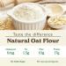 GF Harvest Gluten Free Whole Grain Oat Flour - 64 Ounces (2 Pack) - Buy Online on GoSupps.com
