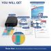 Accu2 Blood Glucose Monitor Diabetes Testing Kit - 50 Test Strips, Lancets & Lancing Device Included - Buy Online on GoSupps.com