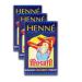 Natural henna - 270 g (3x90 g) - Feure red - Nature hair dye - henna powder - pure natural henna powder - pellear - masria henna fierig red - henna hair dye