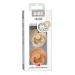 BIBS Colour Baby Pacifier 2-Pack | Made in Denmark | BPA Free | Natural Rubber Latex | Size 1 (0-6 Months) | Vanilla/Peach Dummy Soother - Buy Online on GoSupps.com