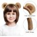Bear Ear Headband Cosplay Hairband Make up Wrap Head Band Fluffy Headband Female Headband Hoops Bandanas Toddler Girl Hair Accessories Cloth Headband Fabric Women's Skin Care Horns Brown - Buy Online on GoSupps.com