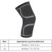 Knee Compression Sleeve for Meniscus Tear & Arthritis - Breathable Nylon Knee Brace (XL) - International Shipping Available - Buy Online on GoSupps.com