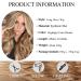 Esmee 24 Long Brown Ash Blonde Wigs for Women | Natural Wavy Synthetic Hair Wig - Middle Part - Buy Online on GoSupps.com