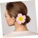 FRCOLOR 1pc Frangipani Headpiece Floral Hair Accessories Hair Jewels for Women Hawaiian Accessories Beach Wedding Hair Barratte Womens Hair Clips Tiara Miss Shoes and Hats Decorations Pink - Buy Online on GoSupps.com