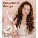 Auto Hair Curler - Automatic Curling Iron with 4 Temperature Settings & 3 Timer - Anti-Scald Anti-Tangle - Perfect for Hair Styling - Pink - Buy Online on GoSupps.com