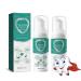 2 pieces Jorondy Teeth Mundwater tooth white mousse foam tea hid-mouth water tooth white mouth water herbal lightening oral repair foam oral care