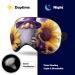 Butterfly Gnome Sleep Eye Mask & Blindfold - Elastic Strap for Women Men - Ideal for Sleep, Travel, Nap - Buy Online on GoSupps.com