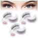 Glazy Boo False Eyelashes No Glue 2/3pairs Most Natural Looking False Eyelashes Reusable Glazy Boo Self Adhesive Eye Lashes Lash Buddy Self-Adhesive Eyelashes Natural (2Pairs Style 2) 2Pairs Style 2