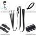 3 Way Reflective Dog Leash Handle for Walking Three Dogs - Adjustable Triple Coupler Traction Rope - Padded and Detachable - Black - Buy Online on GoSupps.com