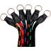 Black-Green HandMade Strong Rope Rolled Slip Dog Choker Choke Collars with black leather (27.5") - Buy Online on GoSupps.com