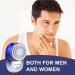 Asheyya Mini Electric Shaver Portable Mini Razor for Men IPX7 Waterproof Cordless Rechargeable Rotary Shavers for Travel Office Business Trip - Buy Online on GoSupps.com