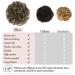 100% Real Hair Scrunchies for Women - RUWISS Informal Hair Part Rose Dot Dark Blonde | International Shipping Available - Buy Online on GoSupps.com