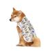 Pet clothing summer t-shirt cool breathable sun protection dog vest clothing outfit for medium-sized and large dogs (XXL white dinosaurs)