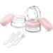 24 Pcs PAMIYO 10ml Clear Empty Jars - Pink Cream Jars for Skincare | International Shipping - Buy Online on GoSupps.com