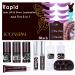 Lash Lift Brow Lamination 2 in 1 Rapid Eyelash and Eyebrow Lifting Kit DIY Perming Lashes at Home Or Salon Usage Be Eye Voluminous for 6 Weeks about 10 Applications (Black Lash lift&Brow lamination)