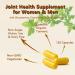 ANEFOSE Joint Health Supplement with Glucosamine MSM Turmeric & Boswellia Relief Support for Back Knees Hands | Women & Men - 120 Capsules - Buy Online on GoSupps.com