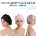 SOBONNY 100% Mulberry Silk Hair Wrap for Curly Hair - Black Night Bonnet for Women - Buy Online on GoSupps.com