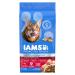 IAMS PROACTIVE HEALTH HEALTHY ENJOYMENT Adult Dry Cat Food Chicken & Beef Recipe 1.36kg Bag 1.36 kg (Pack of 1)