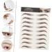 POPETPOP 9 Sheets Waterproof Eyebrow Stickers Makeup Brow Sticker Imitation Eyebrow 6d Template Water Proof - Buy Online on GoSupps.com