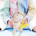 Virtcooy Animal Pacifier Holder | Pocket Buddy Lovey - Skin-Friendly Plush Schnuller-Buddy for Kids' Parties & Birthdays - Lion Design - Buy Online on GoSupps.com