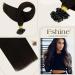 Fshine U Tip Human Hair Extensions - 100% Keratin Dark Brown 20 Inch Pre Bonded Hair Extensions | 50g Hot Fusion U Tip Bondings #2 - Buy Online on GoSupps.com