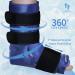 XL Full Coverage Ankle and Foot Ice Pack Wrap - Reusable Gel Packs for Plantar Fasciitis and Sprained Ankles - Blue 1.0 - Buy Online on GoSupps.com