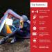 LuminAID PackLite Max 2-in-1 Camping Lantern & Phone Charger | 150 Lumens | Shark Tank Favorite - Buy Online on GoSupps.com