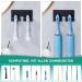 Shop Yybo Electric Toothbrush Holder - Wall-Mounted No Drilling Stainless Steel Black - Efficient Toothbrush Storage for Home & Travel - Buy Online on GoSupps.com