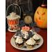 50pcs Halloween Ghost Boo Cupcake Toppers - Glitter Black Ghosts Orange Pumpkins Halloween Theme Baby Birthday Party Cupcake Decorations Halloween-50pcs - Buy Online on GoSupps.com