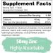 Yuve Natural Vegan Zinc Supplements 50mg - Immune Support & Acne Free Skin - Non-GMO Gluten & Sugar Free - 100 Vegetarian Tablets - Buy Online on GoSupps.com