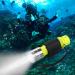 HECLOUD Scuba Diving Flashlight with Rechargeable Power Snorkeling Dive Torch Light IPX8 Waterproof LED Submarine Underwater Lights, 1100 Lumens 3 Modes for Underwater Sports - Buy Online on GoSupps.com