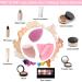 6+6 Professional Makeup Sponge Set - Multicolor Blending Sponges for Loose Powder & Liquid - Portable Soft Face Puffs for Flawless Makeup Application - Buy Online on GoSupps.com