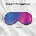 Buy SSIMOO Abstract Geometric Soft Sleep Eye Mask | Female Breathable Eye Patch for Travel & Relaxation - Black - Buy Online on GoSupps.com