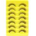Ahrikiss M28 Wispy False Eyelashes - Natural Look, 10mm Soft Handmade Faux Mink Lashes - Fluffy Eye Lashes Pack (5-10mm) - Buy Online on GoSupps.com