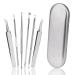 Blackhead Remover Comedone Squeezer Set Blackhead Acne Blackhead Remover Pimple Skin Blemish Extractor Tools 6 Pieces